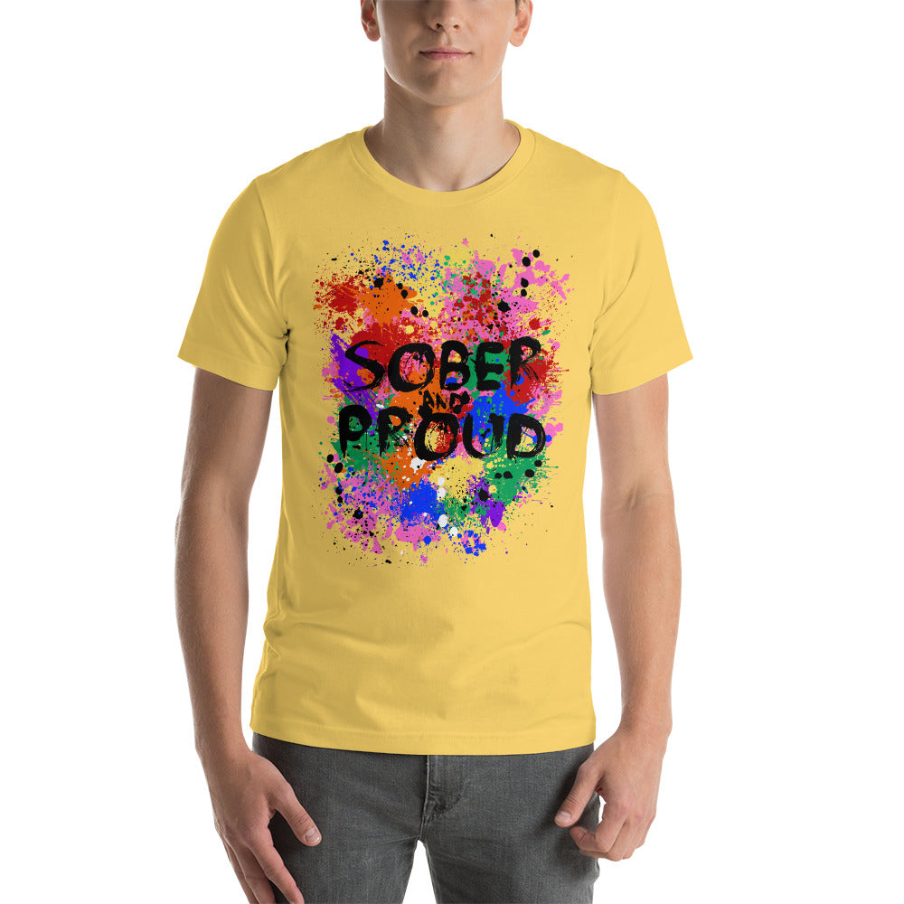 Sober and Proud - crew neck t-shirt