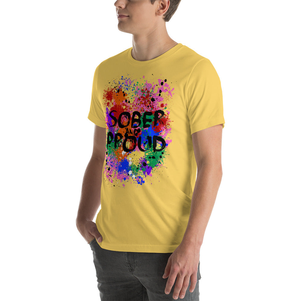 Sober and Proud - crew neck t-shirt
