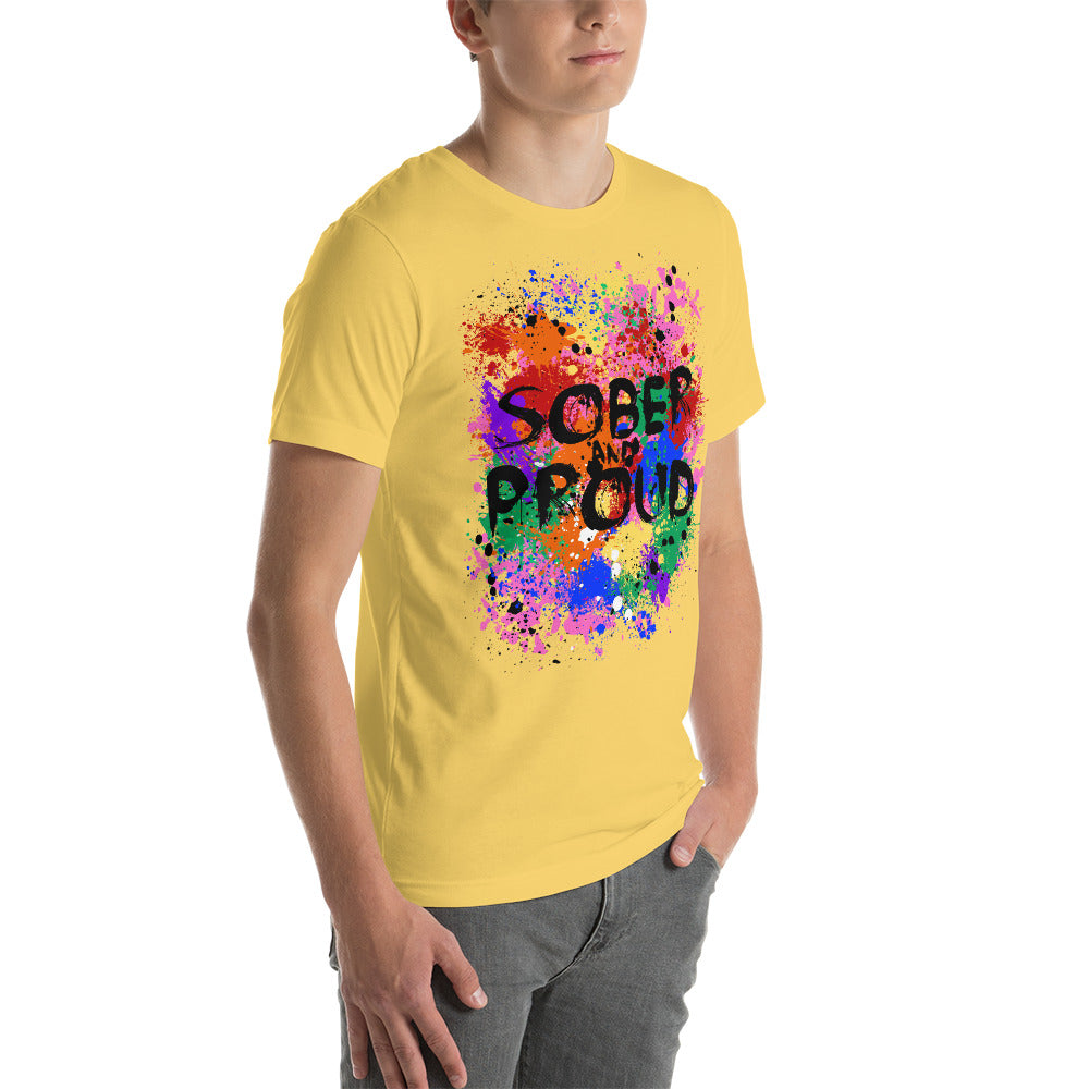 Sober and Proud - crew neck t-shirt