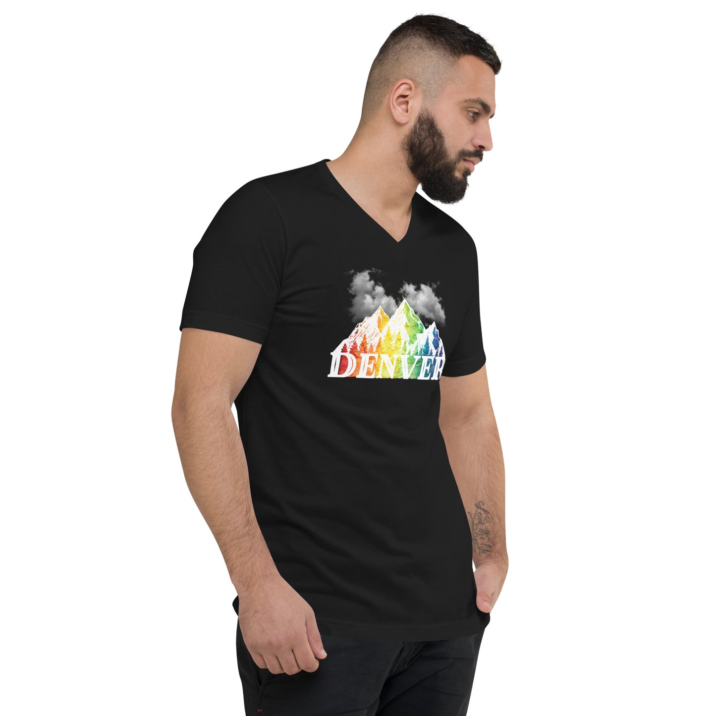Denver Pride - Unisex Short Sleeve V-Neck T-Shirt