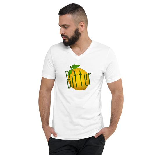 Bitter - Unisex Short Sleeve V-Neck T-Shirt