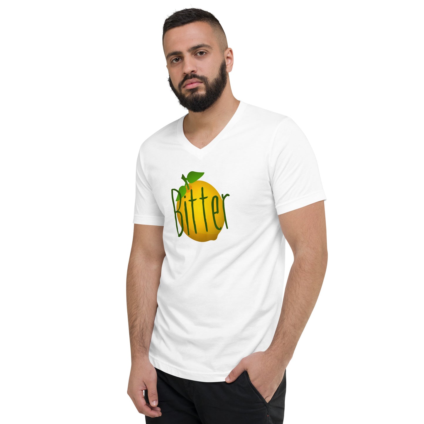 Bitter - Unisex Short Sleeve V-Neck T-Shirt
