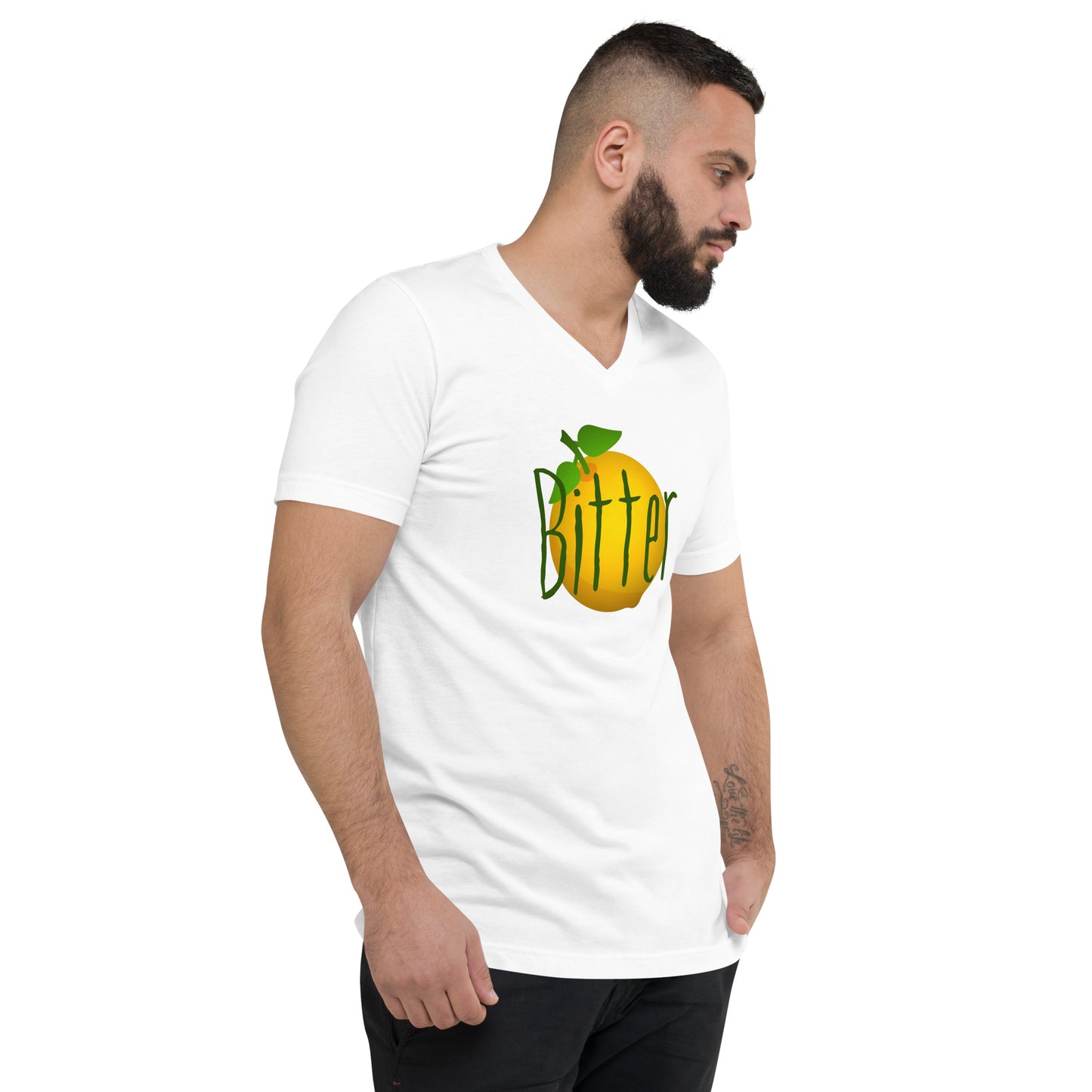 Bitter - Unisex Short Sleeve V-Neck T-Shirt