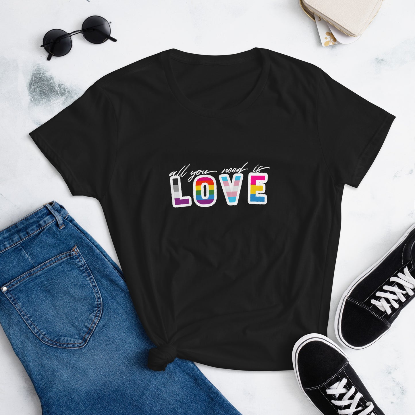 Love is All You Need - Women's short sleeve t-shirt