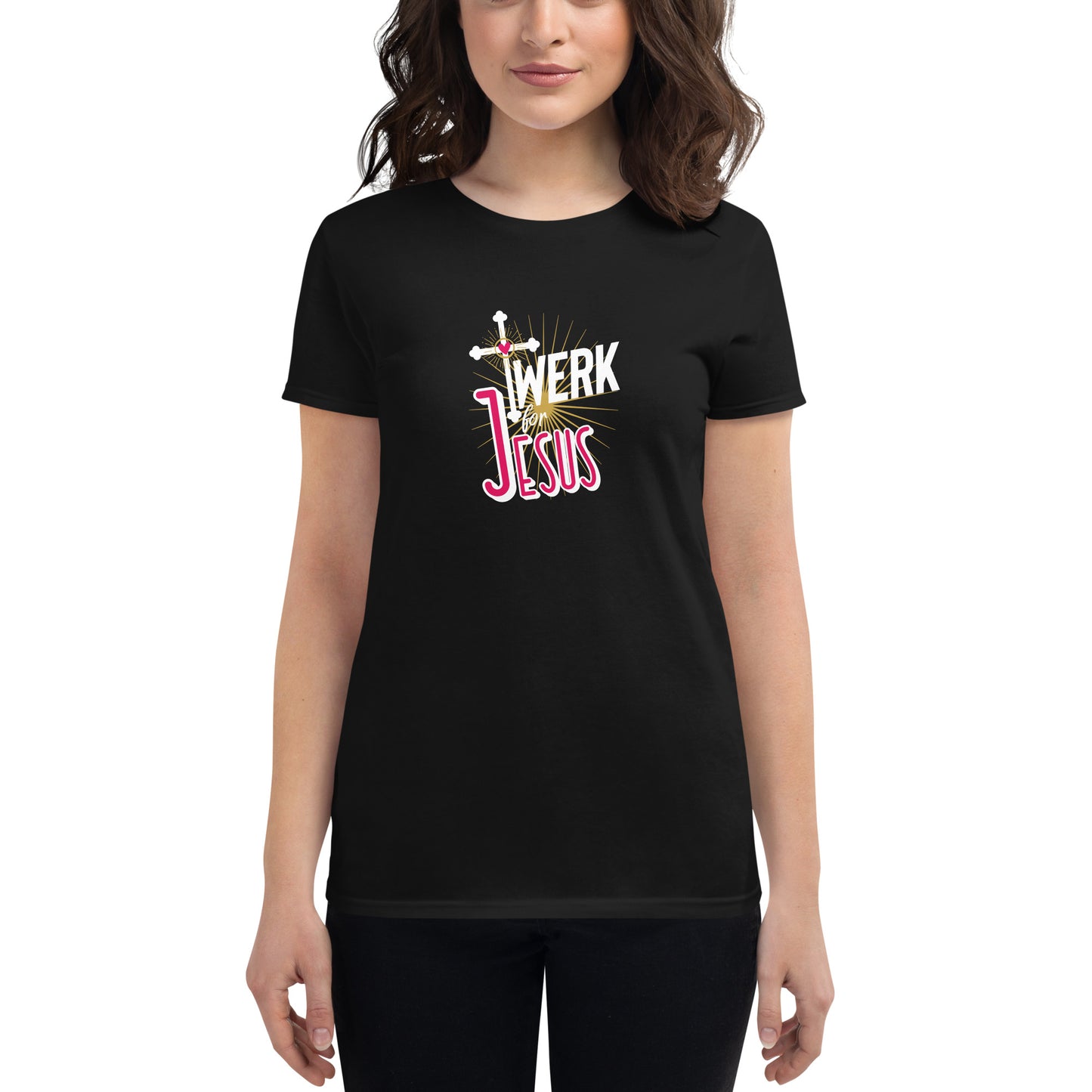 Twerk For Jesus - Women's short sleeve t-shirt
