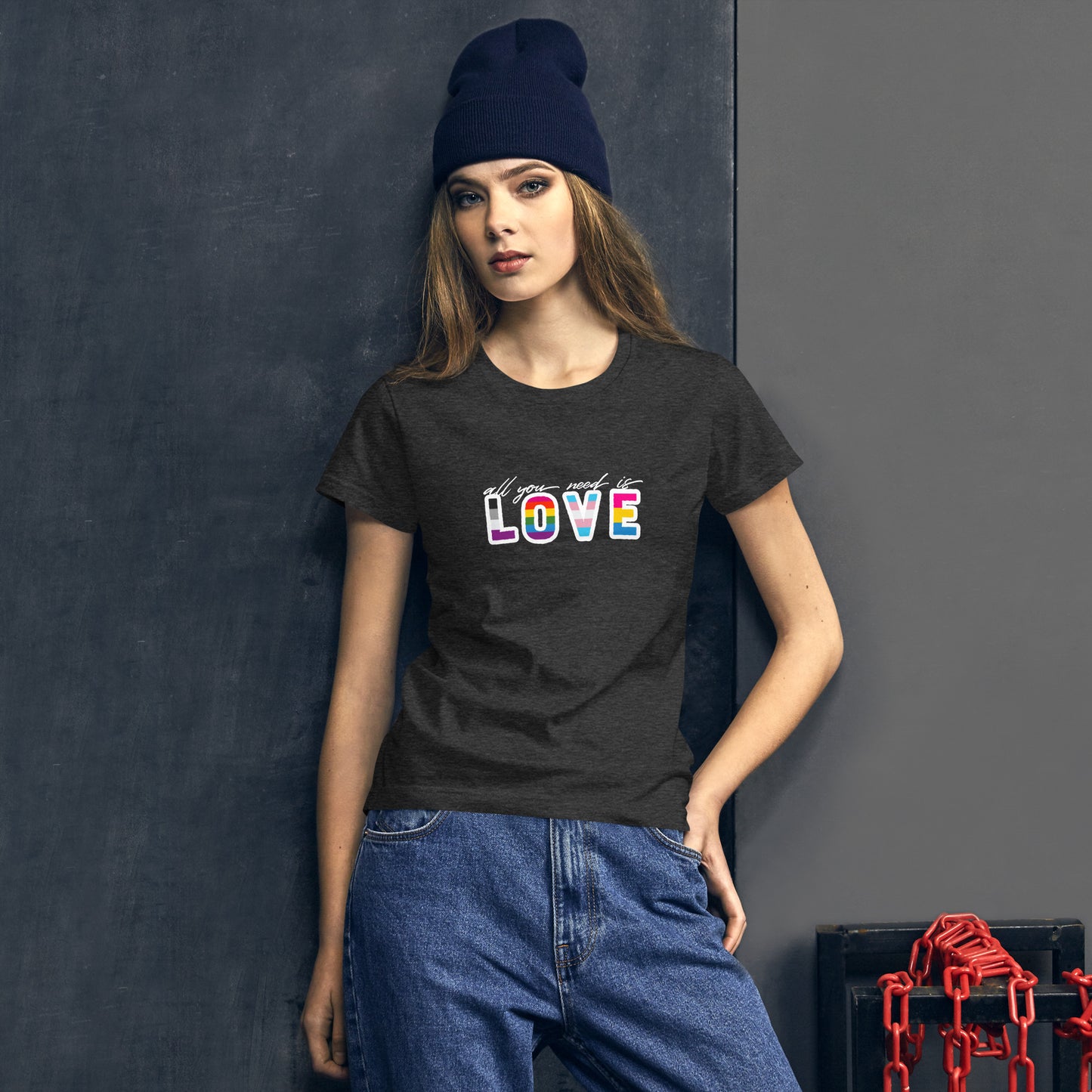 Love is All You Need - Women's short sleeve t-shirt