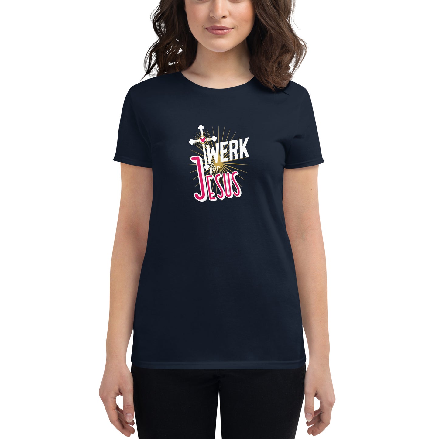 Twerk For Jesus - Women's short sleeve t-shirt