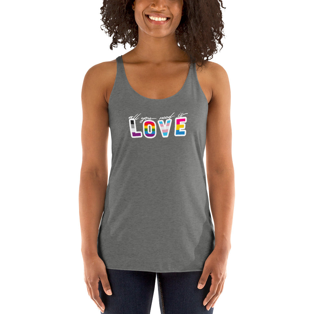 Love is All You Need - Women's Racerback Tank