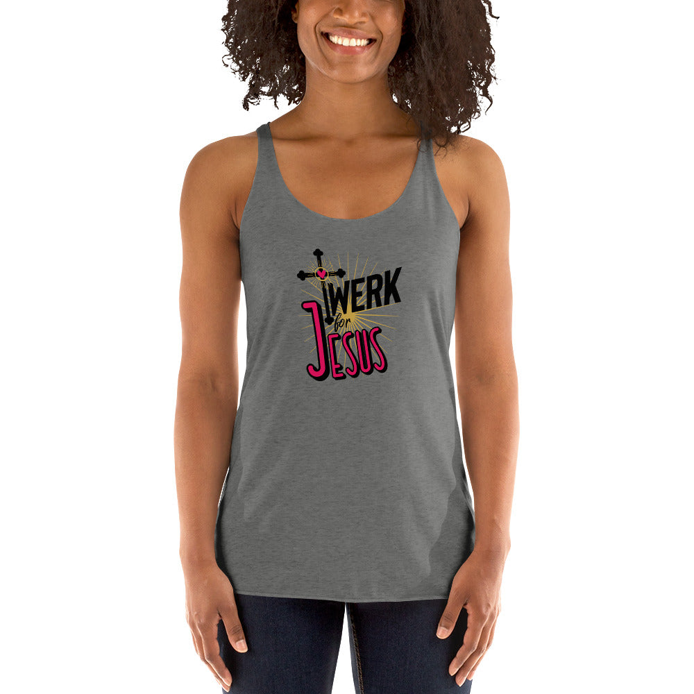 Twerk For Jesus - Women's Racerback Tank
