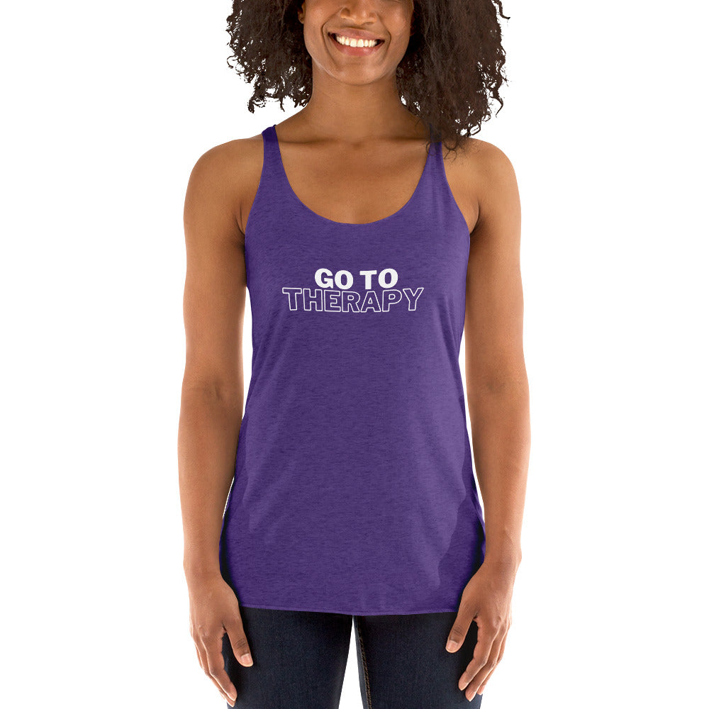 GO TO THERAPY - Women's Racerback Tank