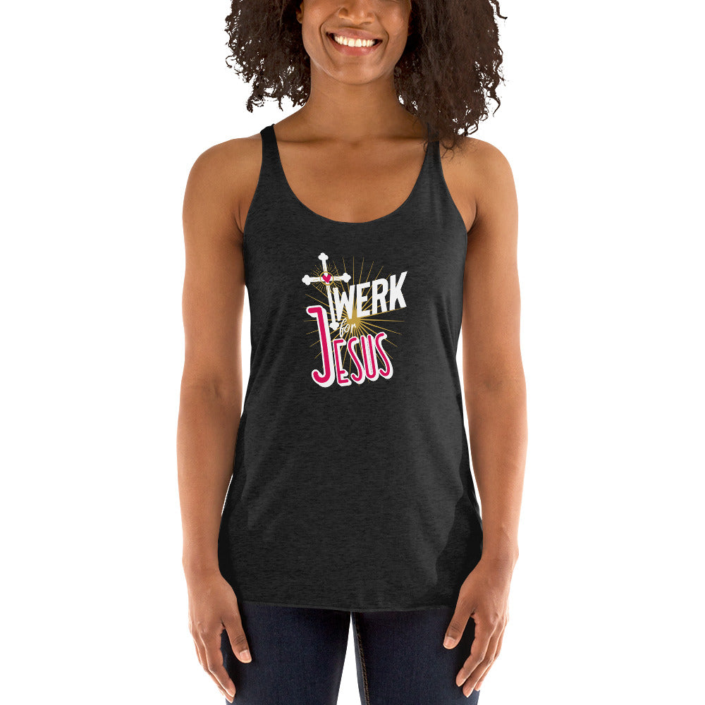 Twerk For Jesus - Women's Racerback Tank