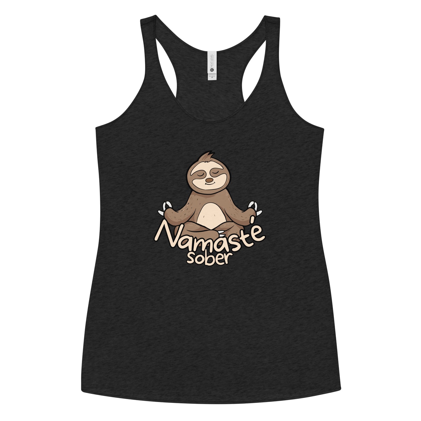 Namaste Sober Sloth - Women's Racerback Tank