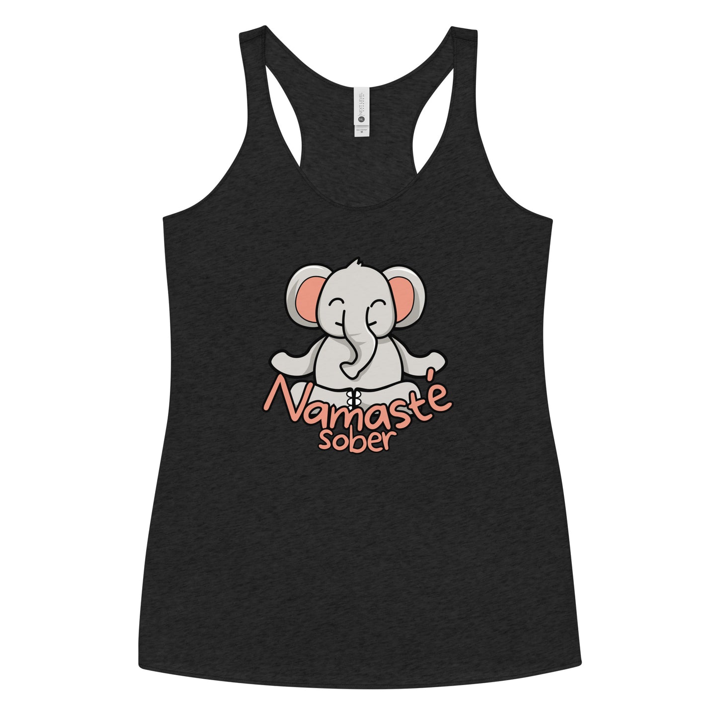 Namaste Sober Elephant - Women's Racerback Tank