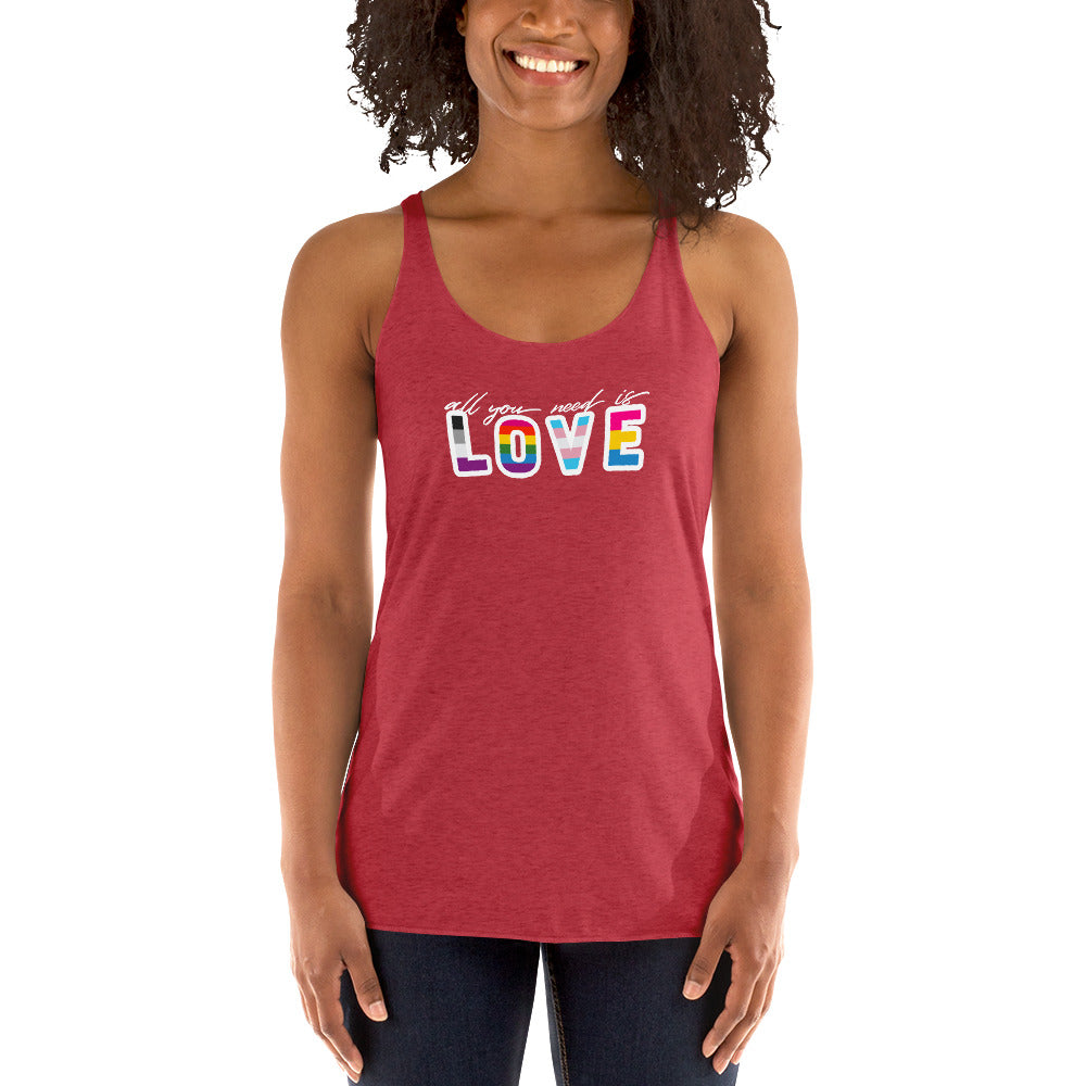 Love is All You Need - Women's Racerback Tank