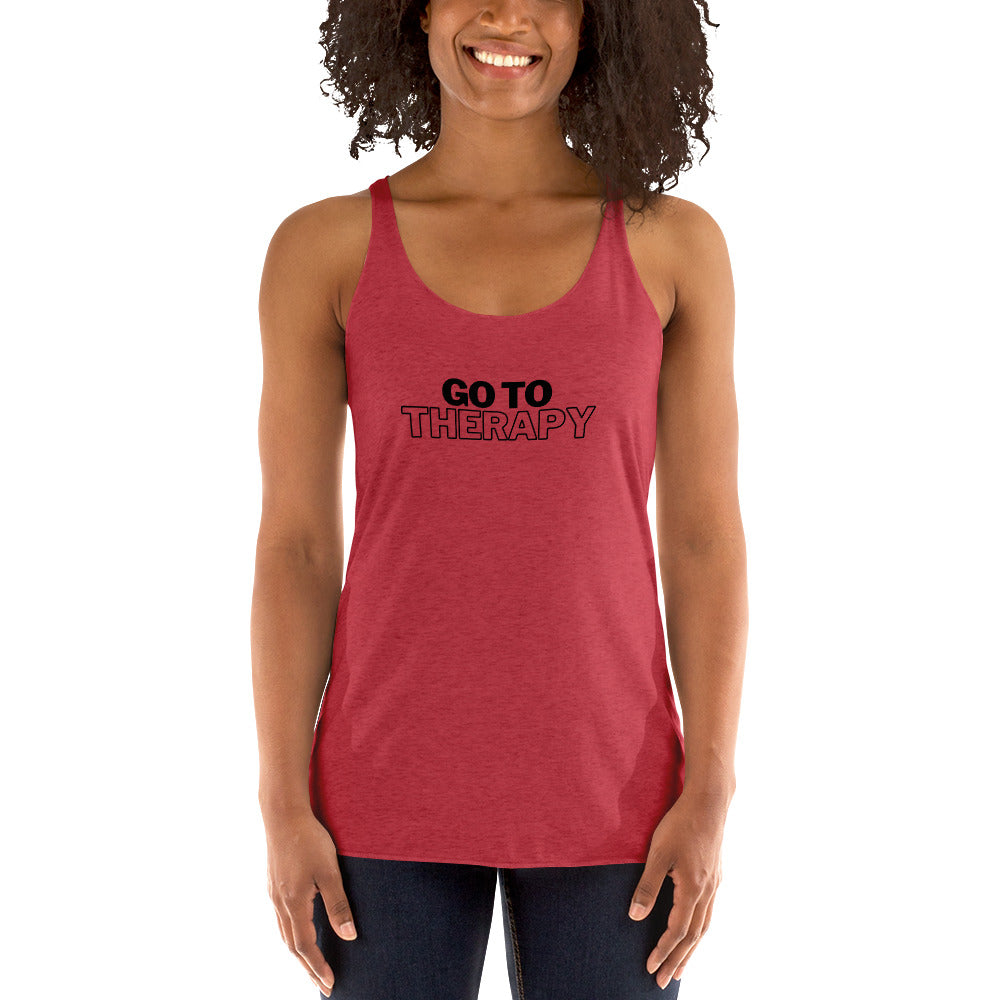 GO TO THERAPY - Women's Racerback Tank