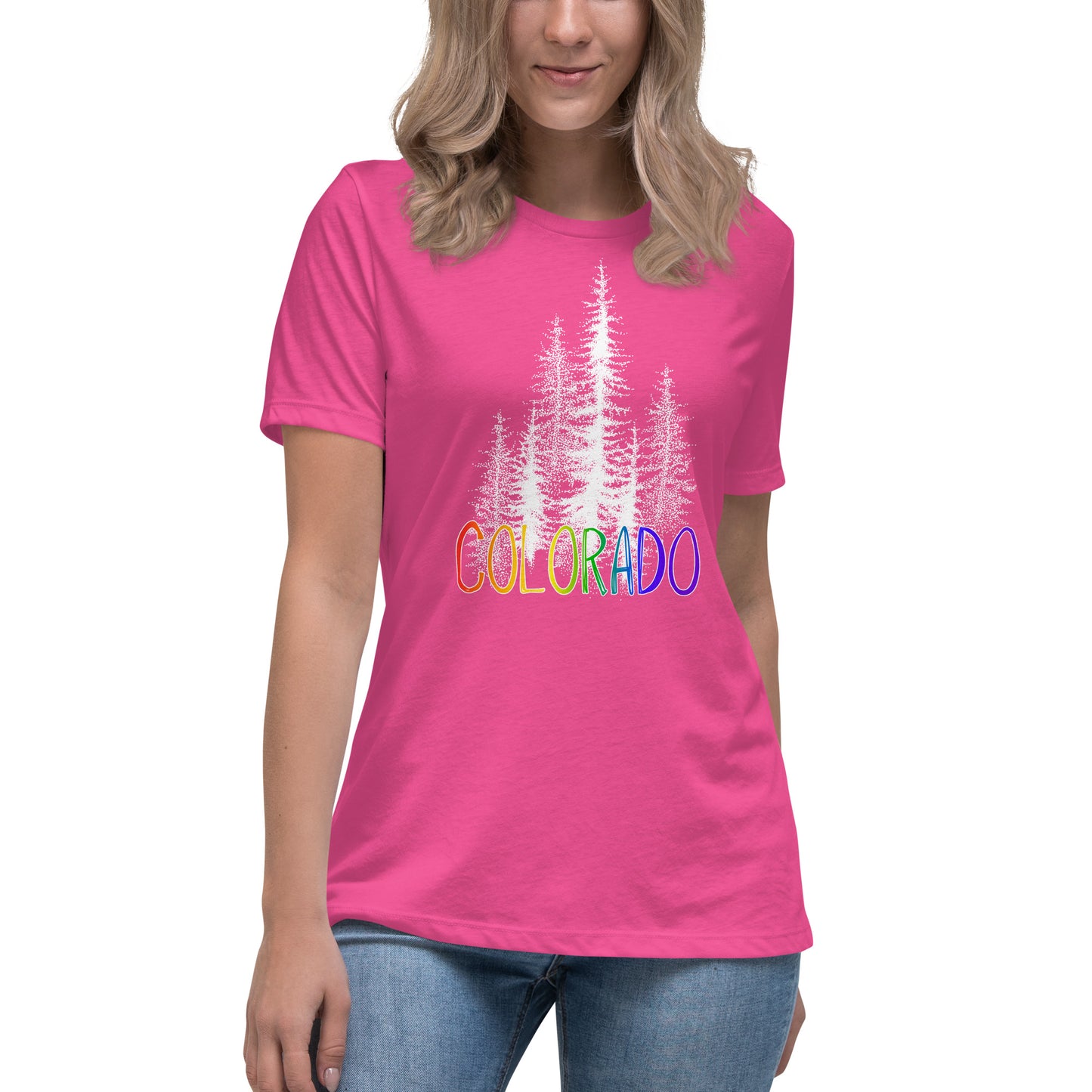 Colorado Pride Forest - Women's Relaxed T-Shirt