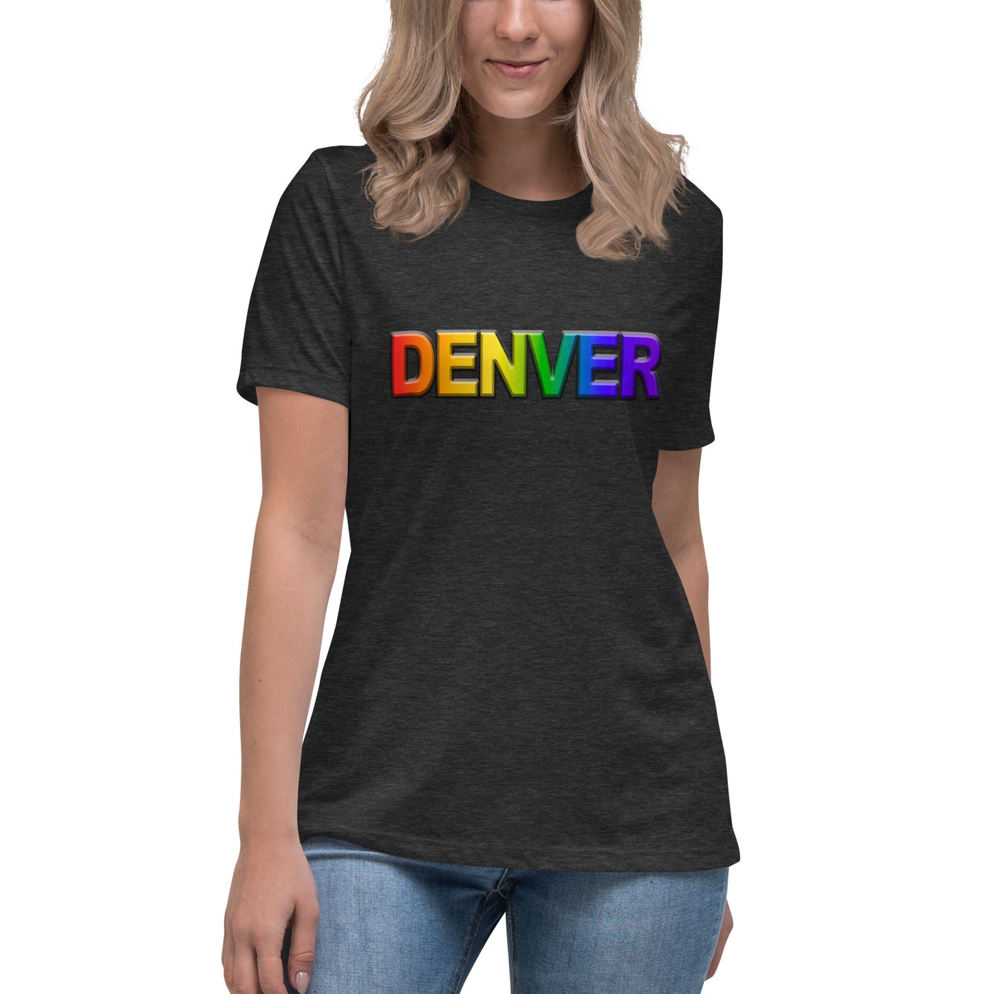 Denver Pride Rainbow - Women's Relaxed T-Shirt
