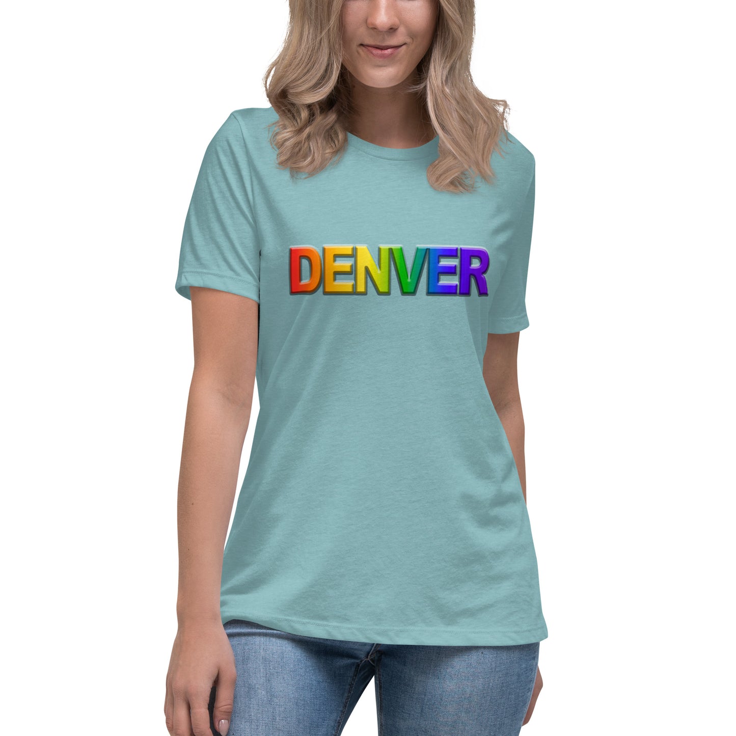 Denver Pride Rainbow - Women's Relaxed T-Shirt