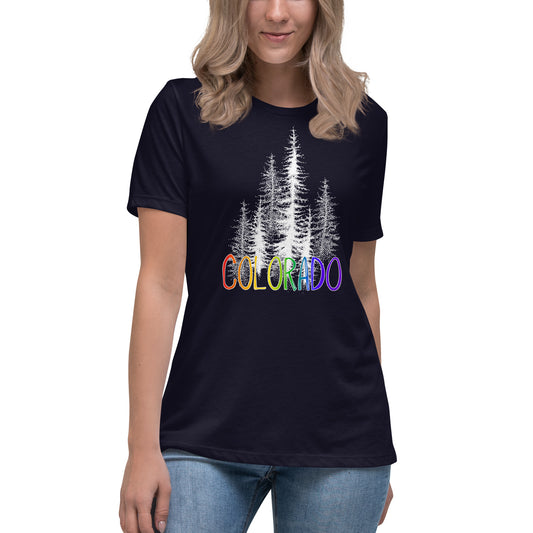 Colorado Pride Forest - Women's Relaxed T-Shirt