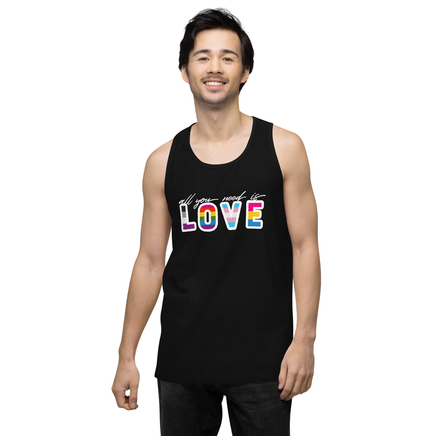 Love Is All You Need - premium tank top