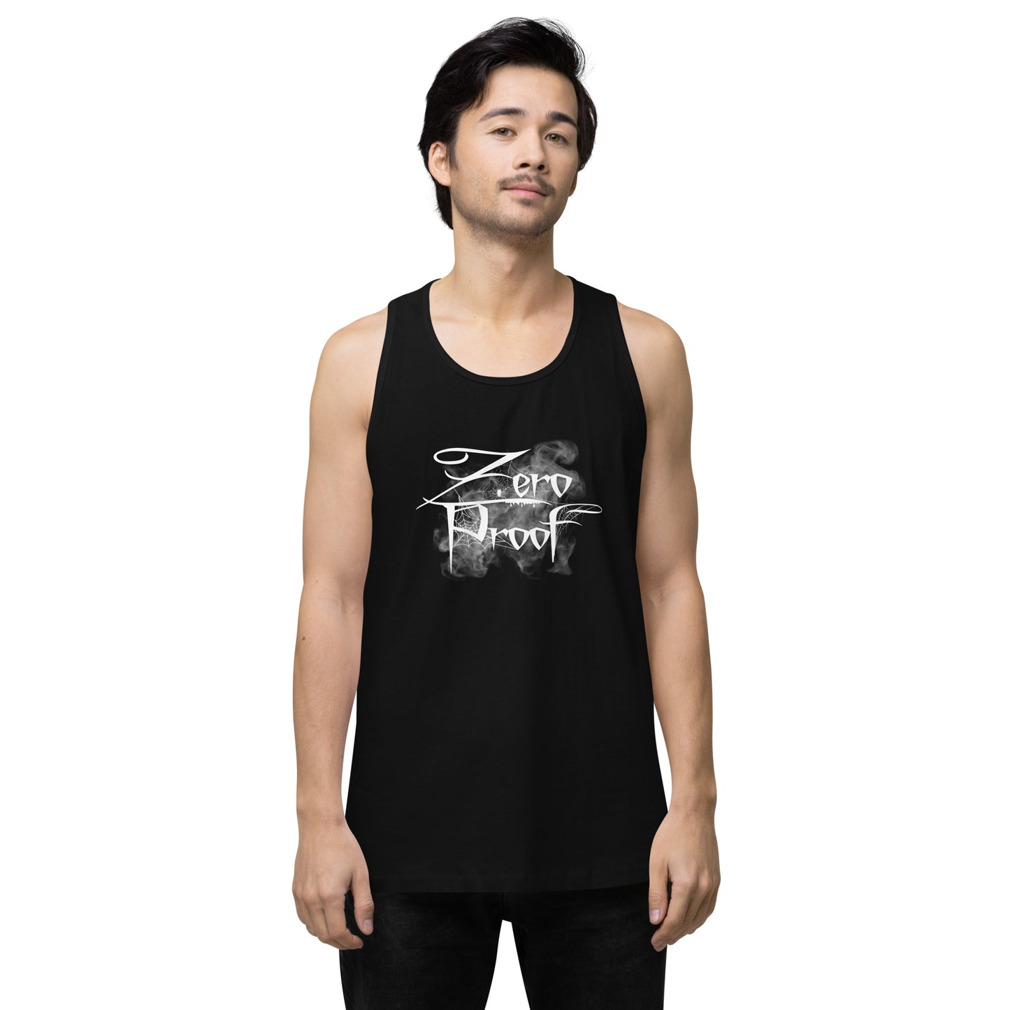 Zero Proof Spiderwebs - Men’s premium tank top