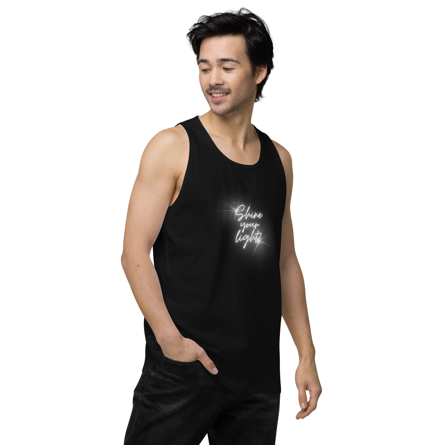 Shine Your Light - Unisex premium tank top