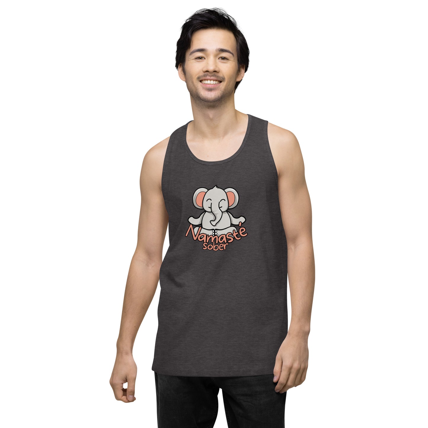 Namaste Sober Elephant - Unisex premium tank top