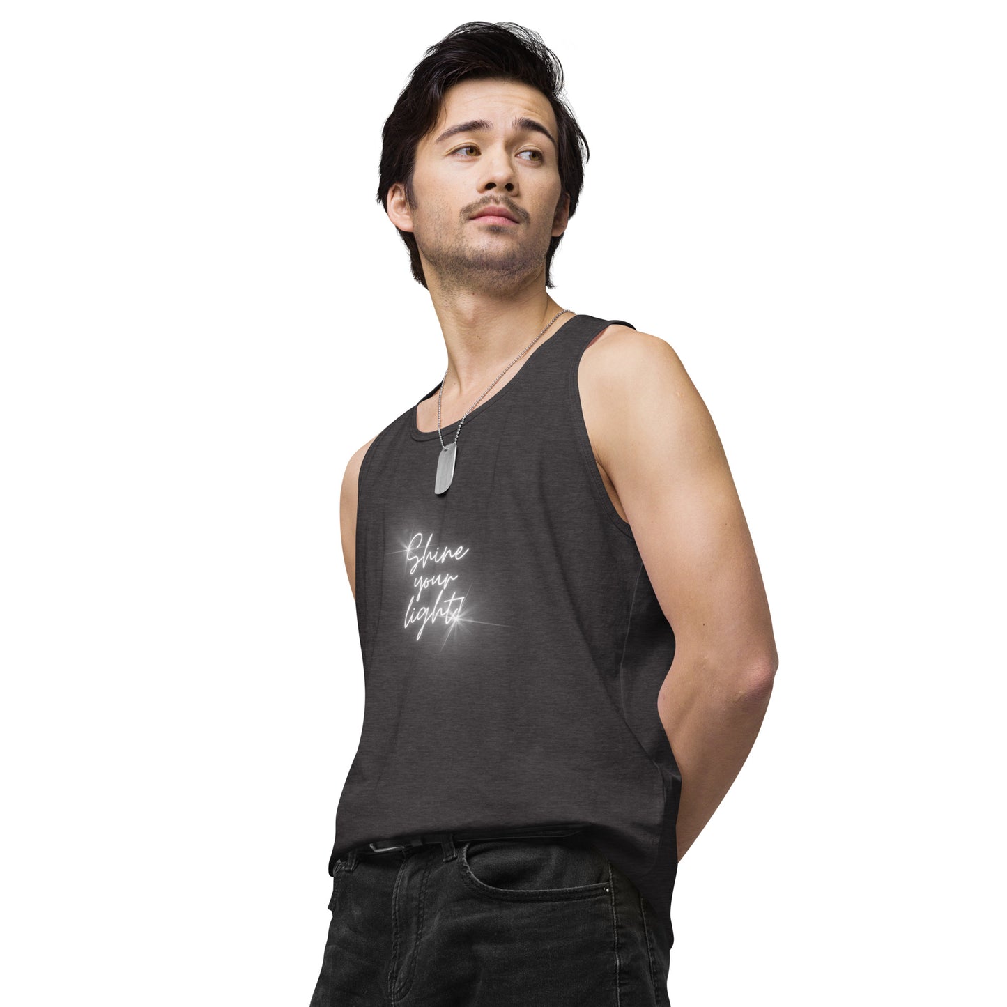 Shine Your Light - Unisex premium tank top