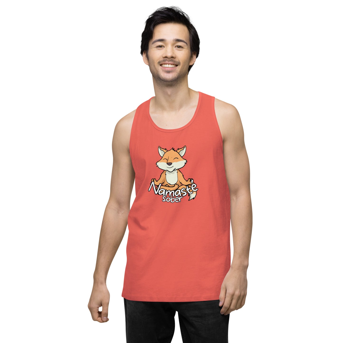 Namaste Sober Fox - Unisex premium tank top