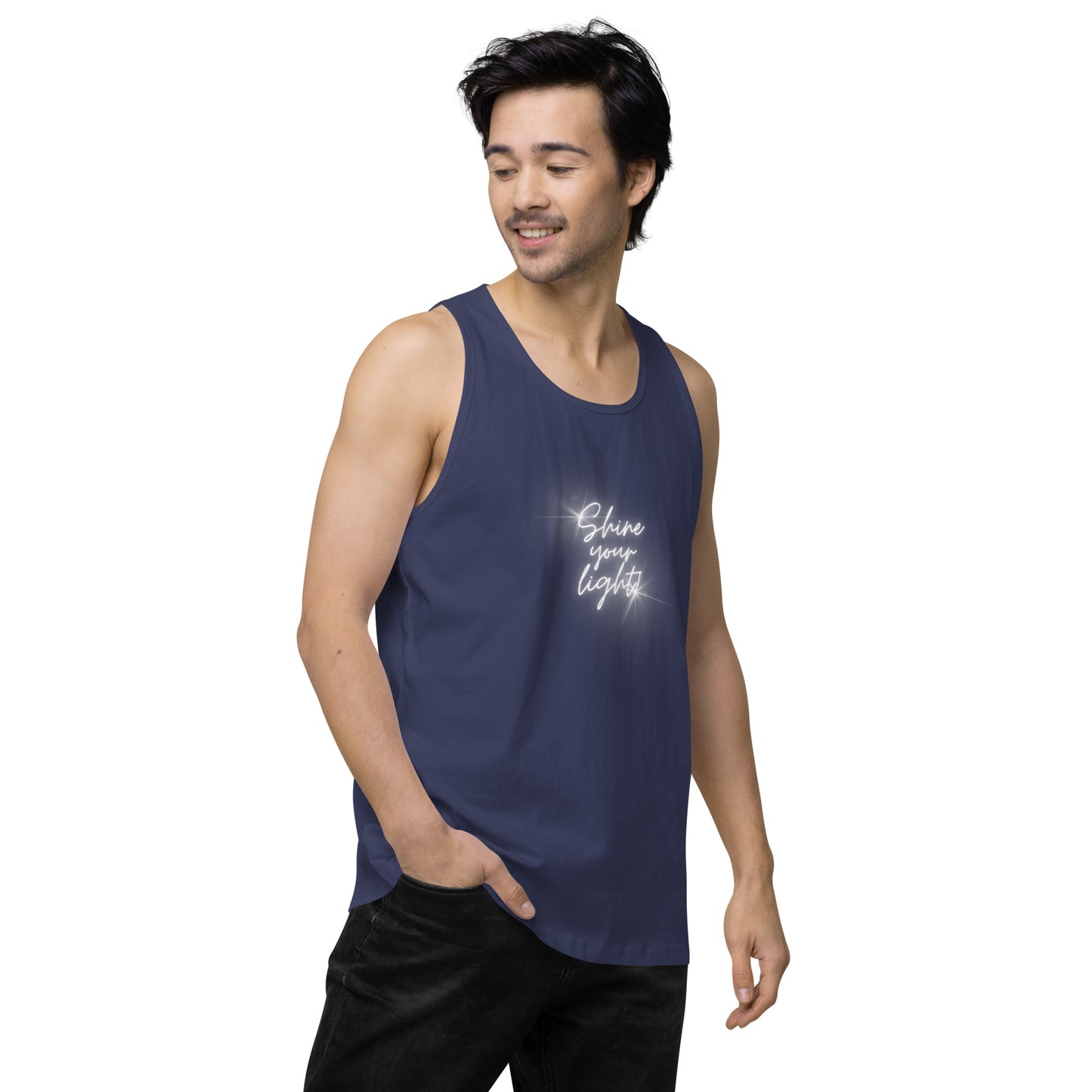 Shine Your Light - Unisex premium tank top