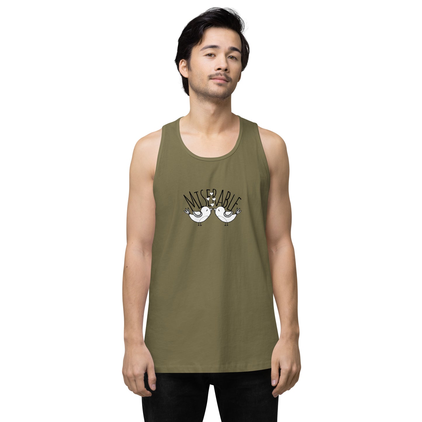 Miserable Love Birds - Unisex premium tank top