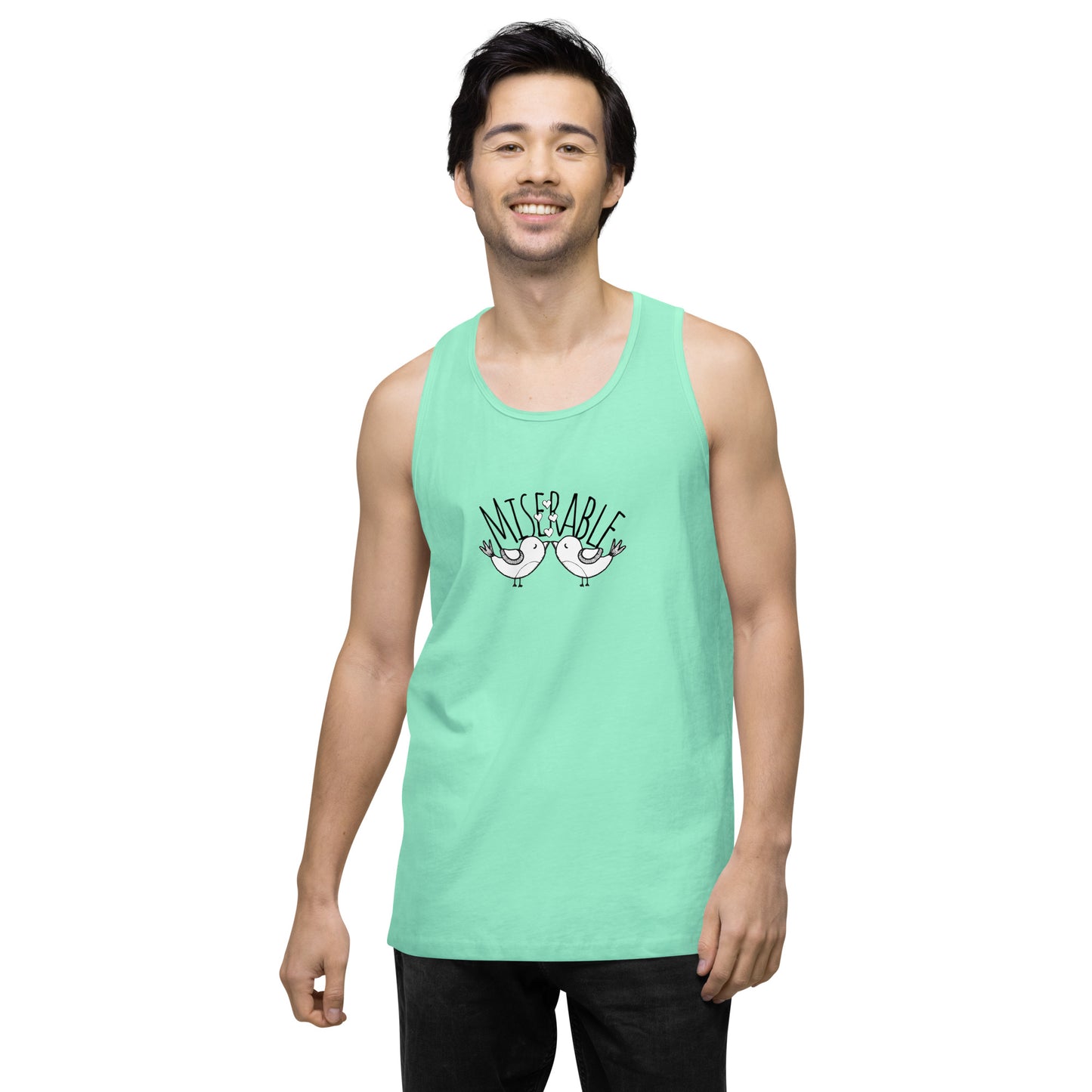 Miserable Love Birds - Unisex premium tank top