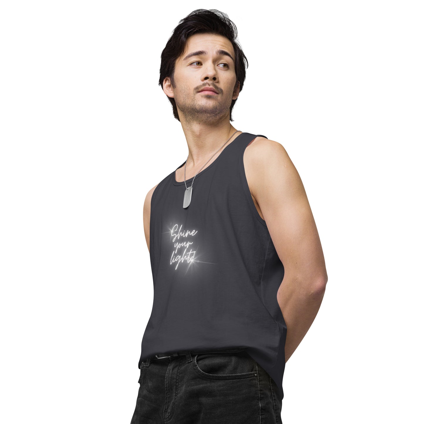 Shine Your Light - Unisex premium tank top