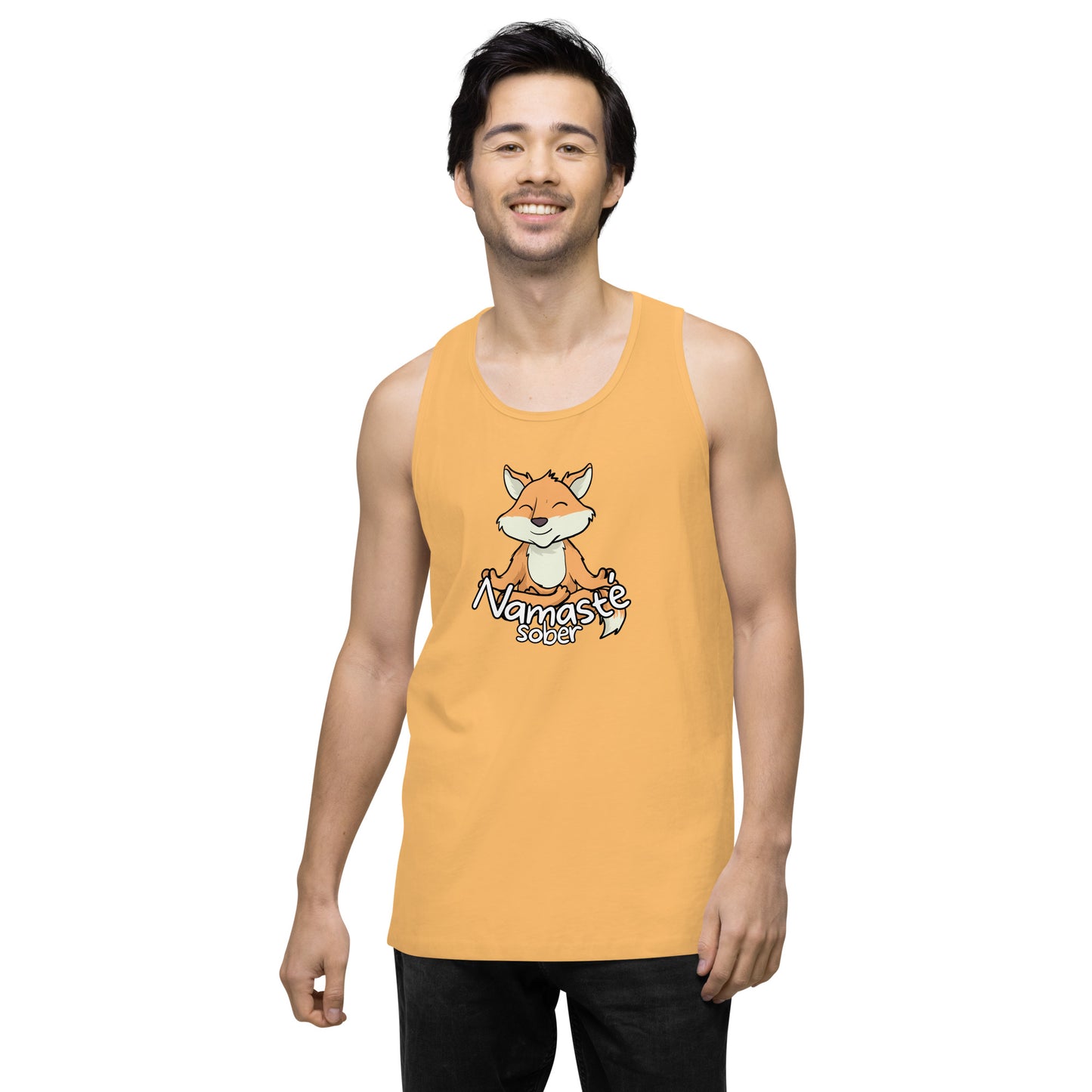 Namaste Sober Fox - Unisex premium tank top