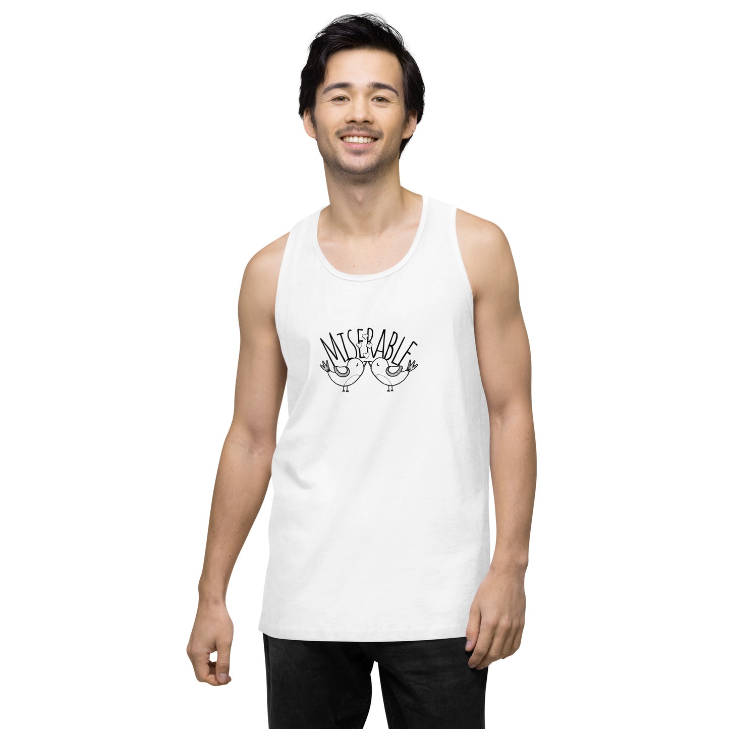 Miserable Love Birds - Unisex premium tank top