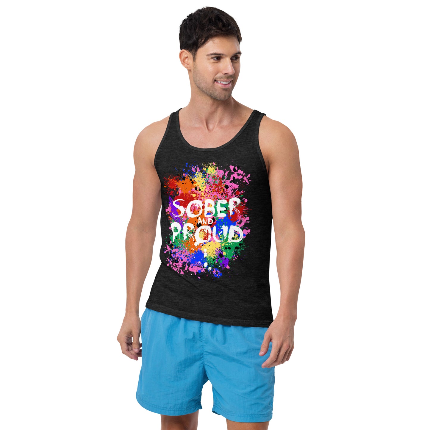 Sober and Proud - Premium Tank Top