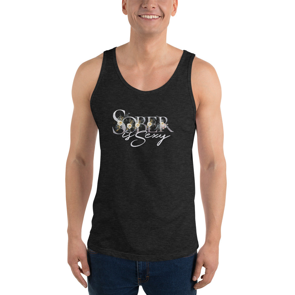Sober is Sexy" Tank Top | Sobriety Apparel Moody Booty Apparel Sober is Sexy" Tank Top | Sobriety Apparel Moody Booty Apparel