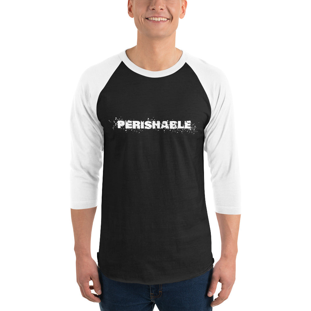 Perishable - 3/4 sleeve raglan shirt