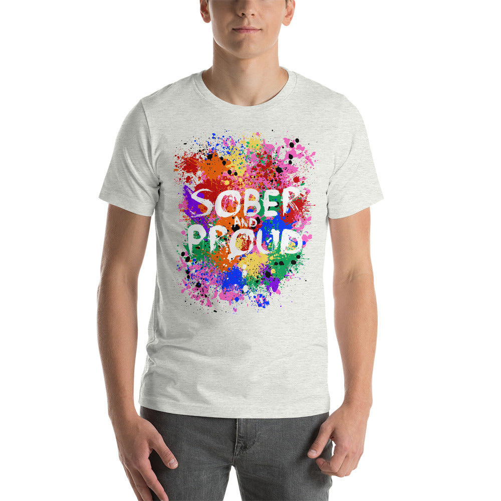 Sober and Proud - crew neck t-shirt