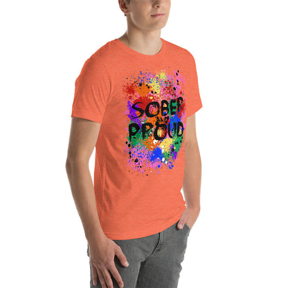 Sober and Proud - crew neck t-shirt