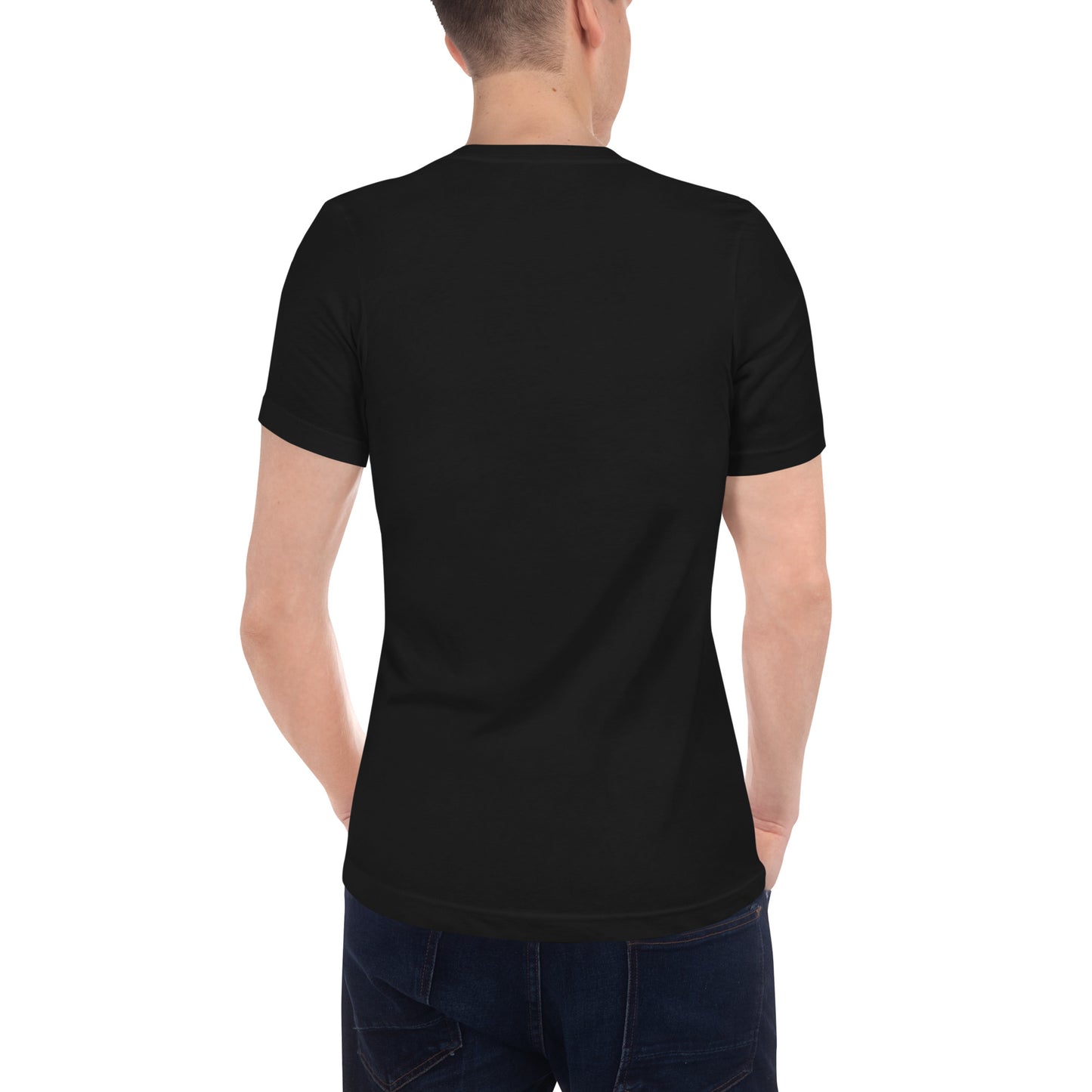 Pride Month Demon - Unisex Short Sleeve V-Neck T-Shirt