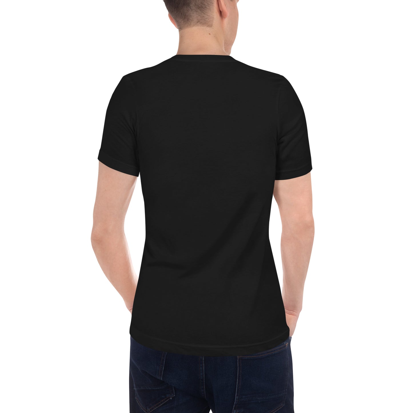 Express your dominance with the 'Breeder' unisex short sleeve V-neck T-shirt, designed to empower and inspire gay tops. Make a statement and embrace your power with this trendy and inclusive fashion piece.