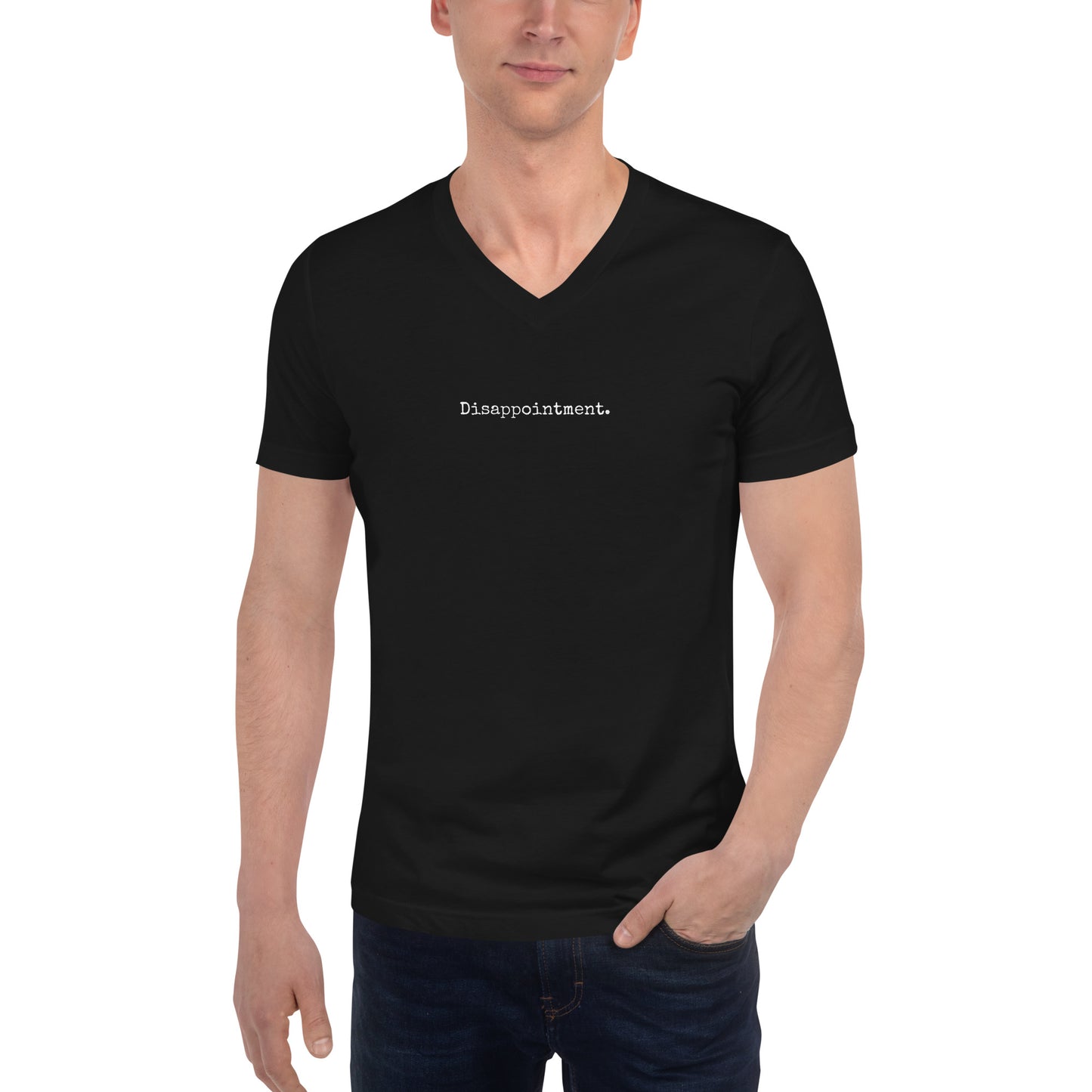 Disappointment - Unisex Short Sleeve V-Neck T-Shirt