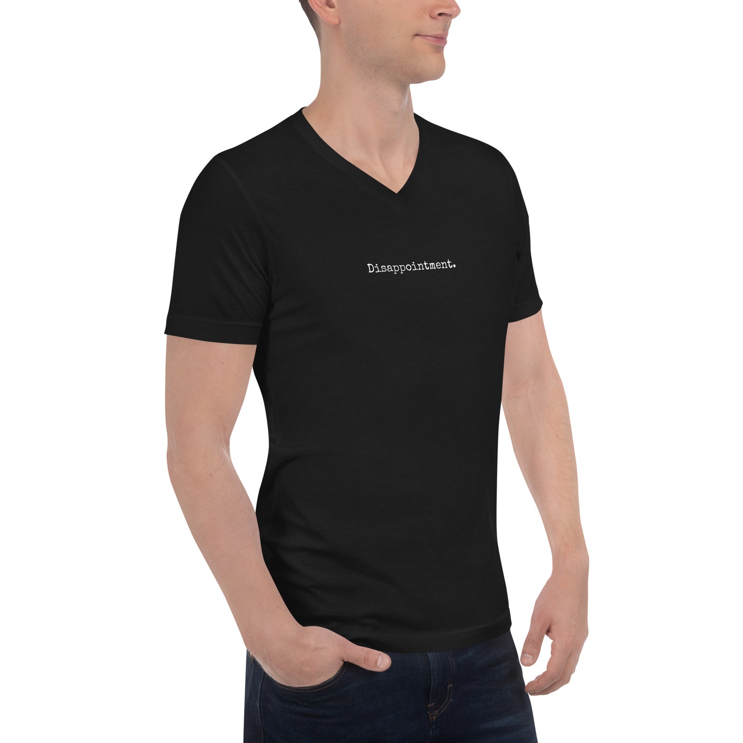 Disappointment - Unisex Short Sleeve V-Neck T-Shirt