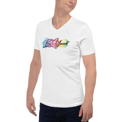 Be Yourself 0 Unisex Short Sleeve V-Neck T-Shirt