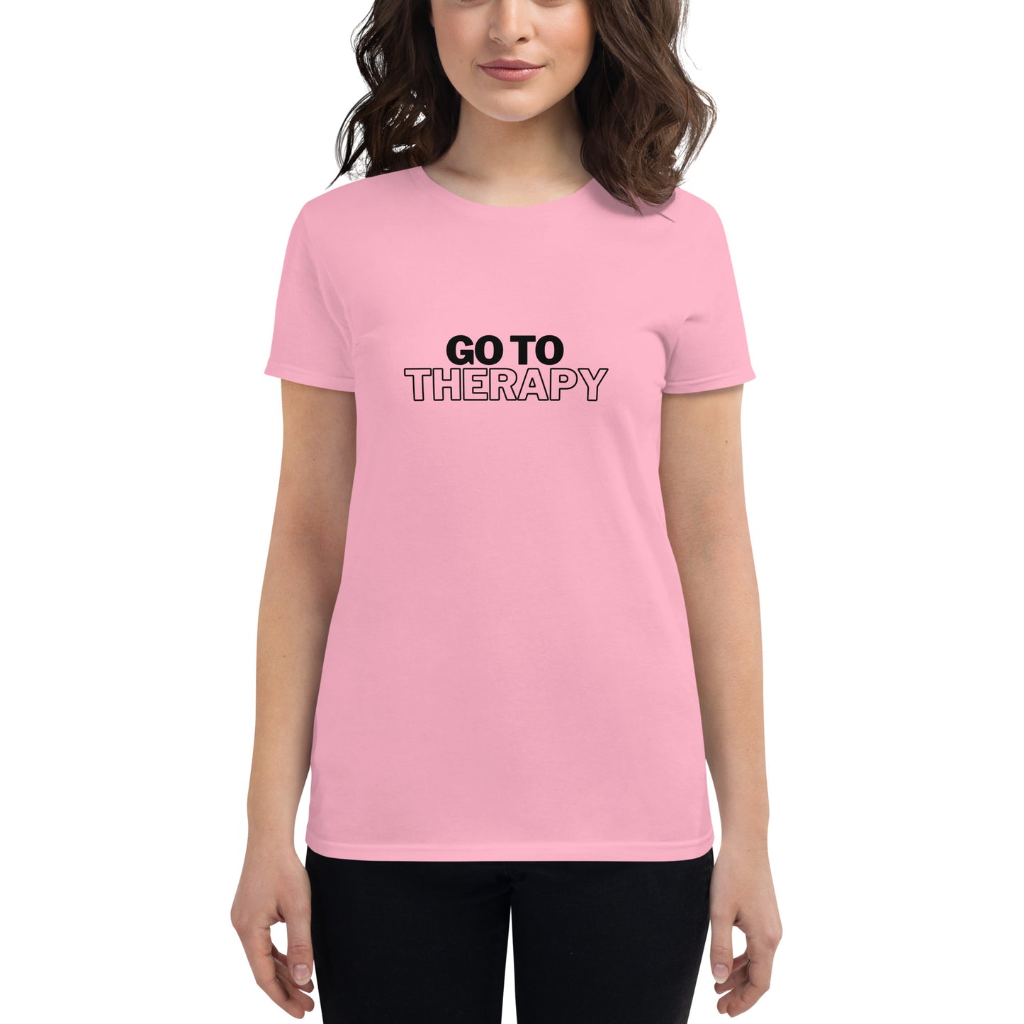 GO TO THERAPY - Women's short sleeve t-shirt