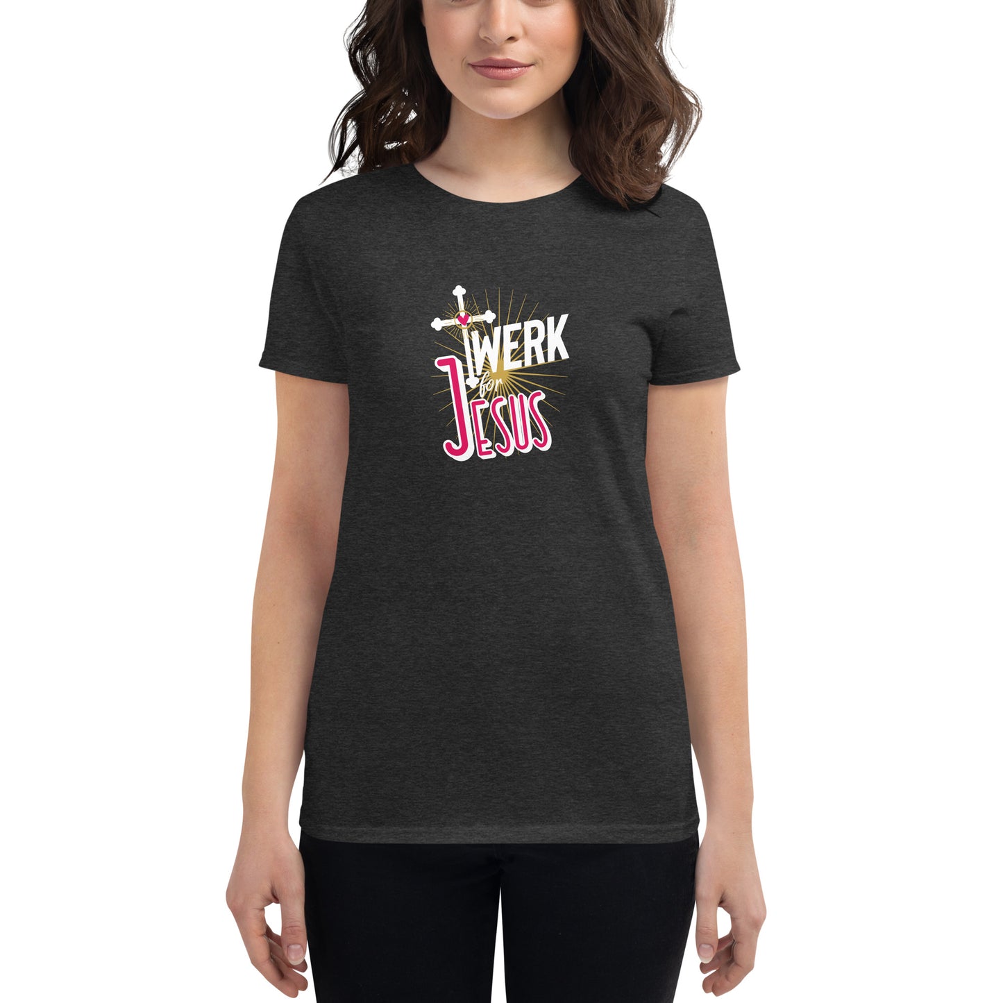 Twerk For Jesus - Women's short sleeve t-shirt