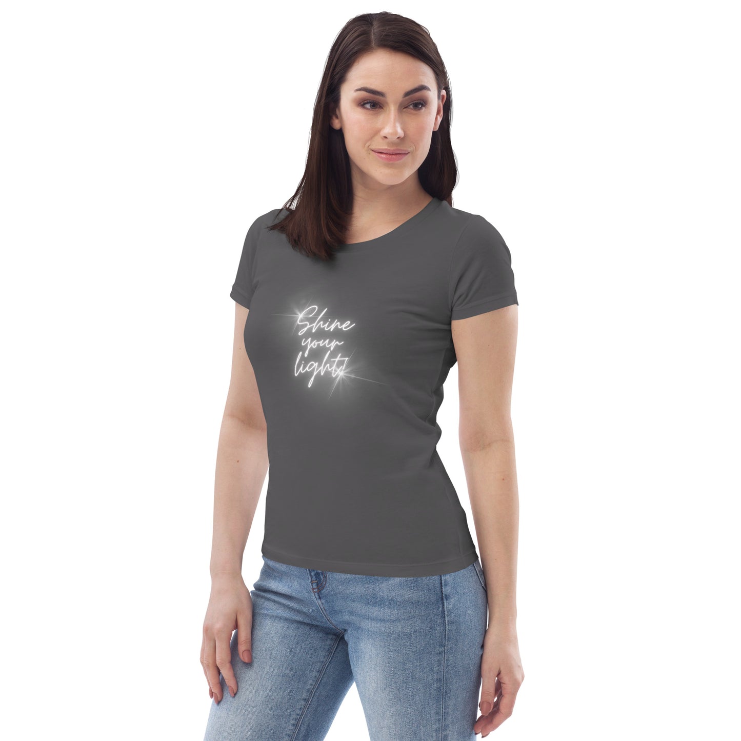 Shine Your Light - Women's fitted eco tee