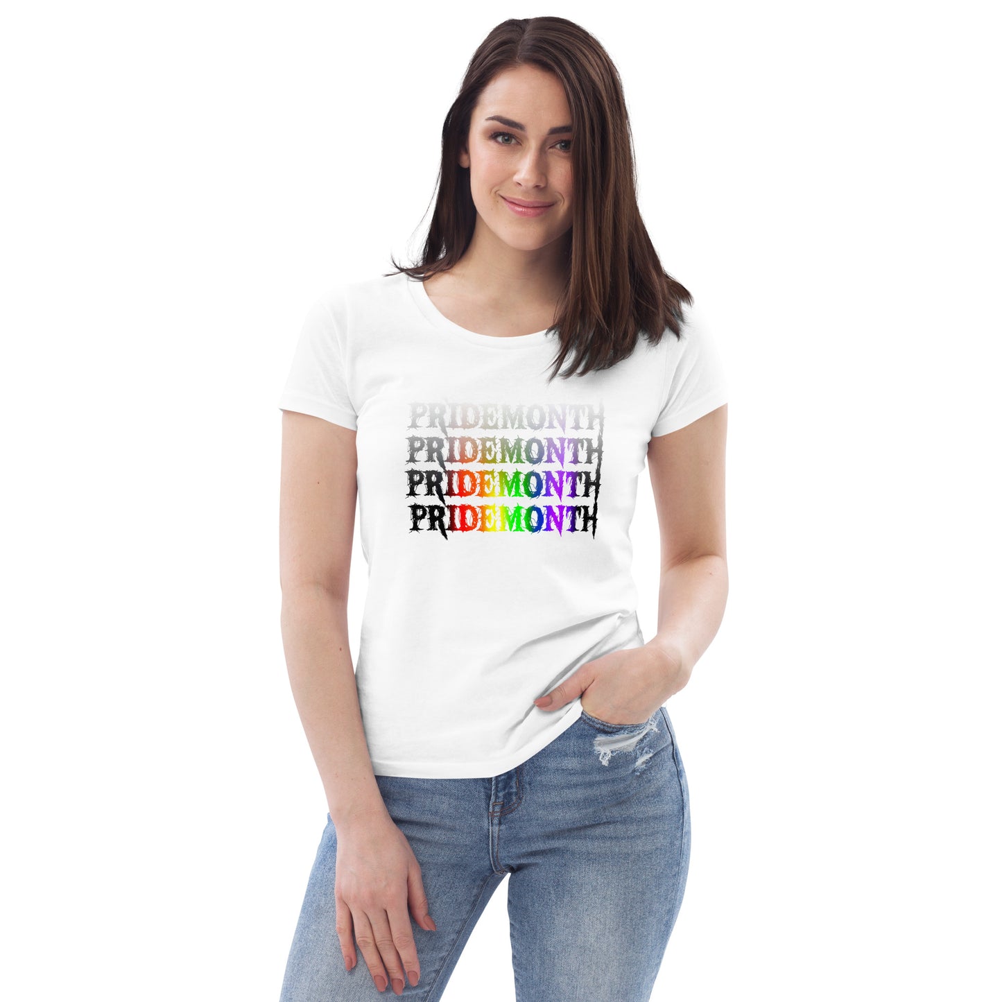Pride Month Demon - Women's fitted eco tee