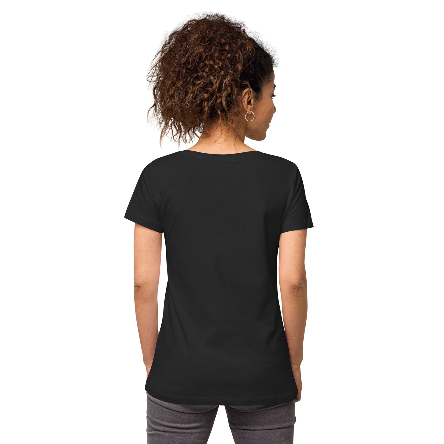 Protect Trans Kids - Women’s fitted v-neck t-shirt